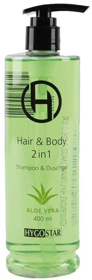 Gel douche & shampooing 2en1, flacon à pompe de 400 ml
