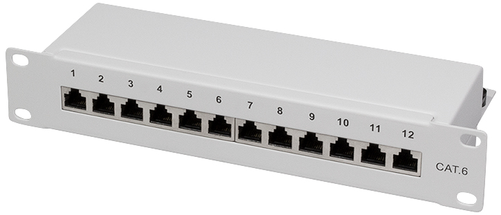 Logilink Panneau de brassage 10' cat. 6, blindé, 12 ports