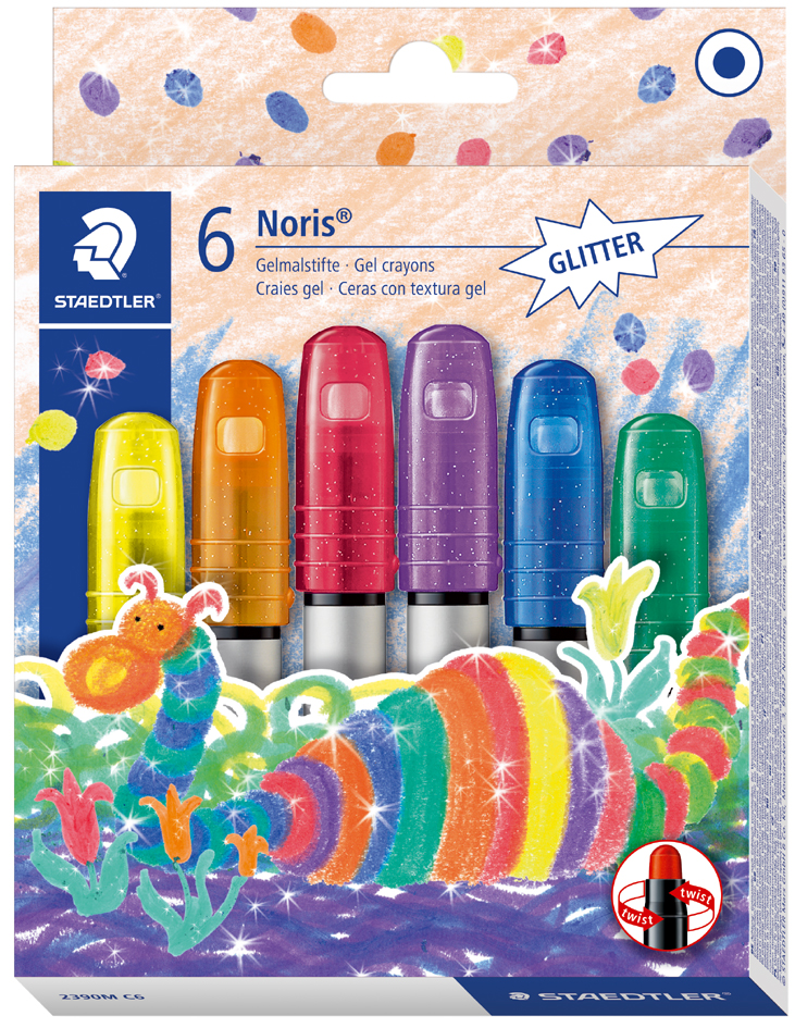 STAEDTLER Craie gel Noris 'Glitter', étui carton de 6