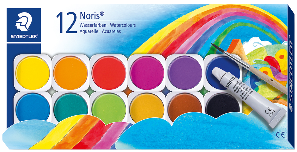 Boîte de peinture Noris, sous emballage