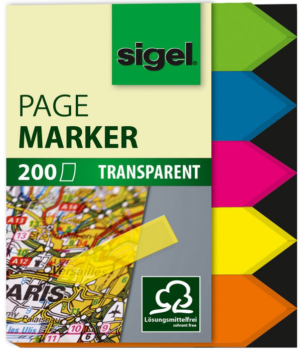 sigel Marque-page repositionnable 'Film', 50 x 20 mm