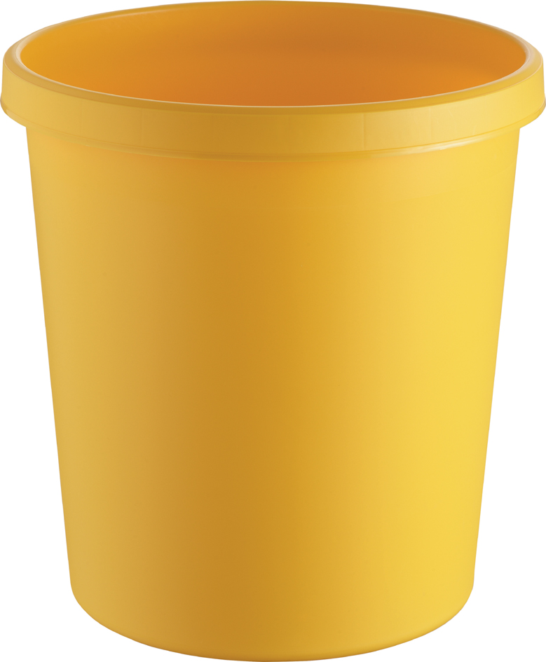 Corbeille à papier "the german", jaune