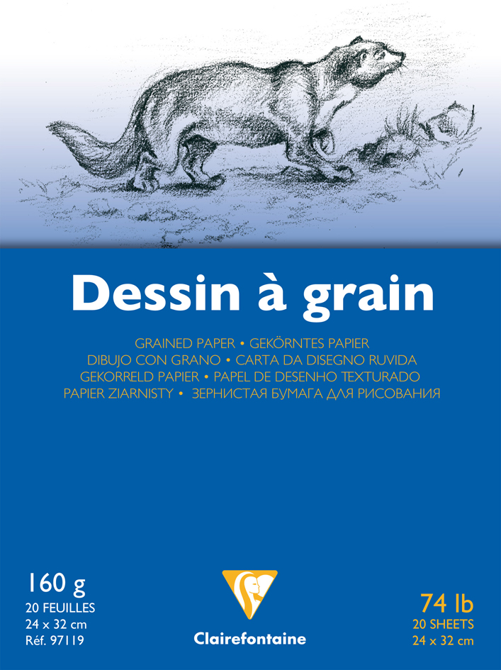 Visuel de référence: Bloc à dessin "à Grain", 160 g/m2