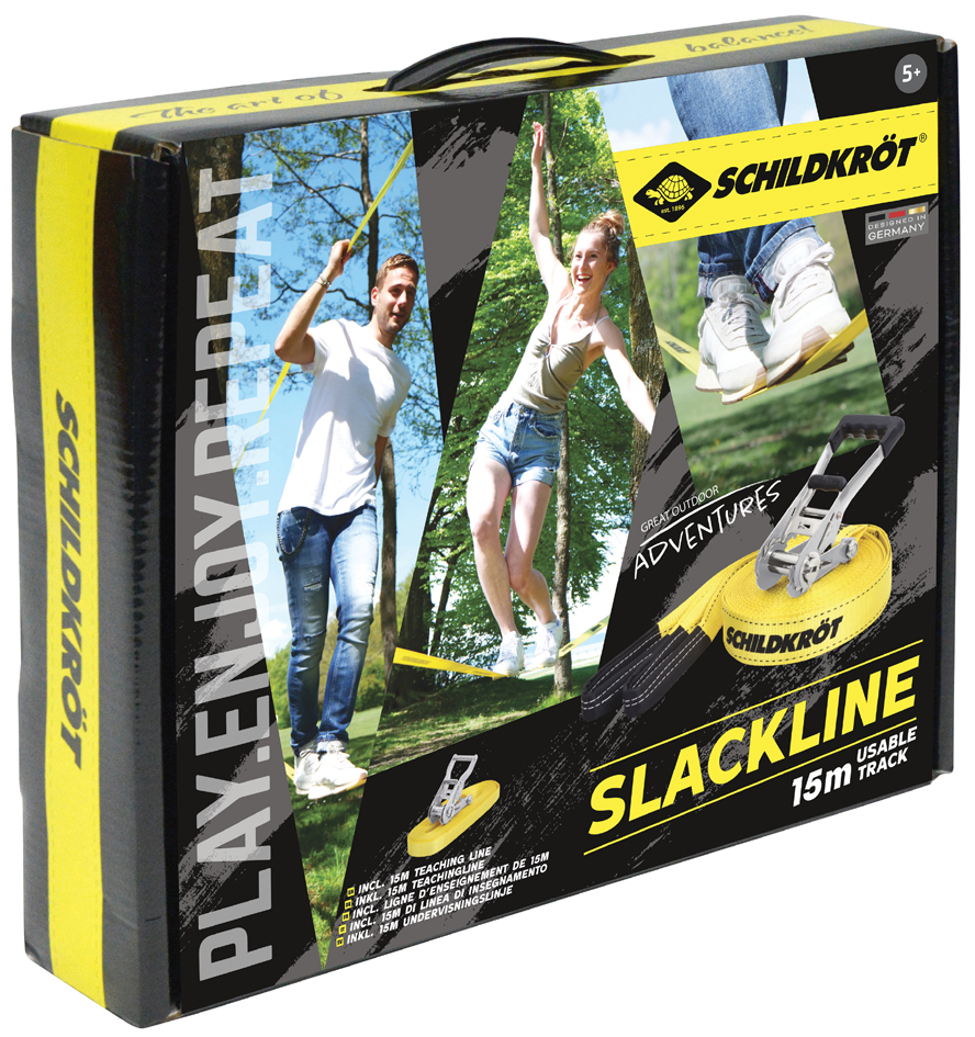 Slackline, emballage