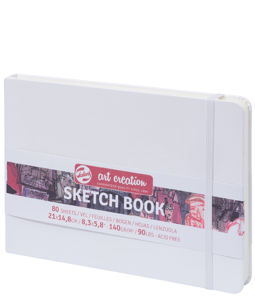 Visuel de référence: carnet de croquis, blanc