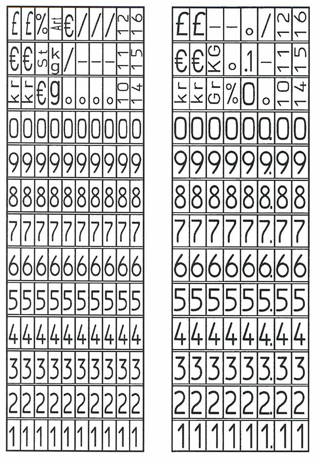 AVERY Zweckform Etiqueteuse de prix, 2 lignes, 18 chiffres