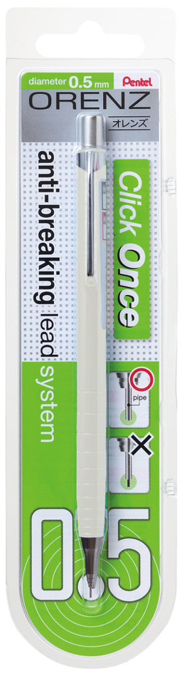 Pentel Porte-mines ORENZ, 0,5 mm, blanc