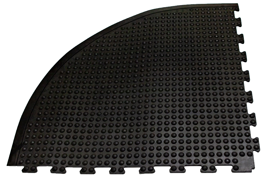 miltex Elément d'angle tapis Yoga Dome Basic, 900 x 900 mm