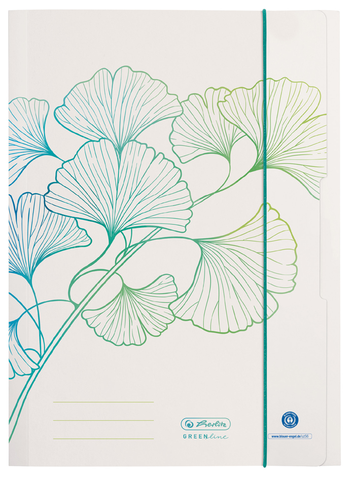 Chemise à rabats GREENline "Ginkgo"
