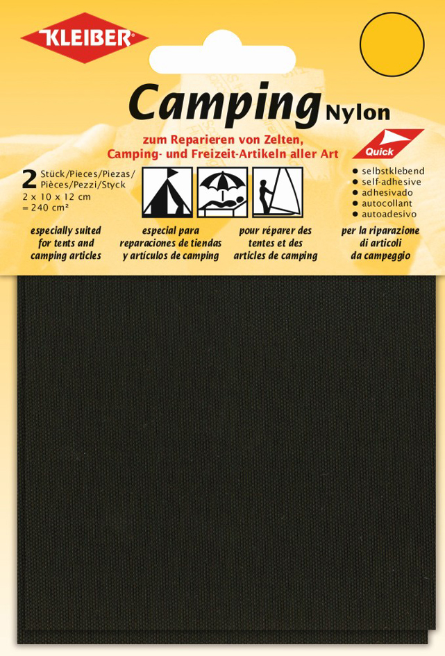 KLEIBER Pièces de réparation, nylon, autocollant, marron