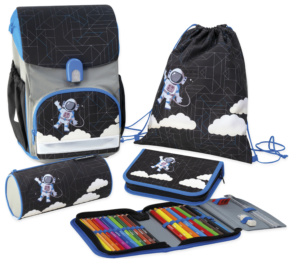 EBERHARD FABER Kit cartable EFAlino Astronaute, 4 pièces