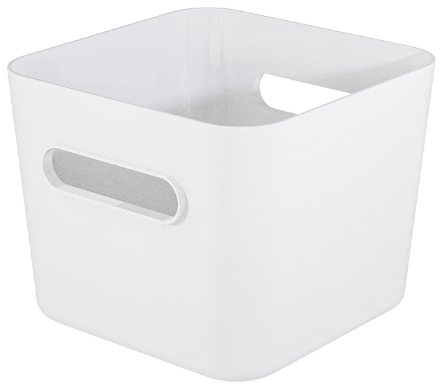 smartstore Boîte de rangement COMPACT SQUARE L, blanc