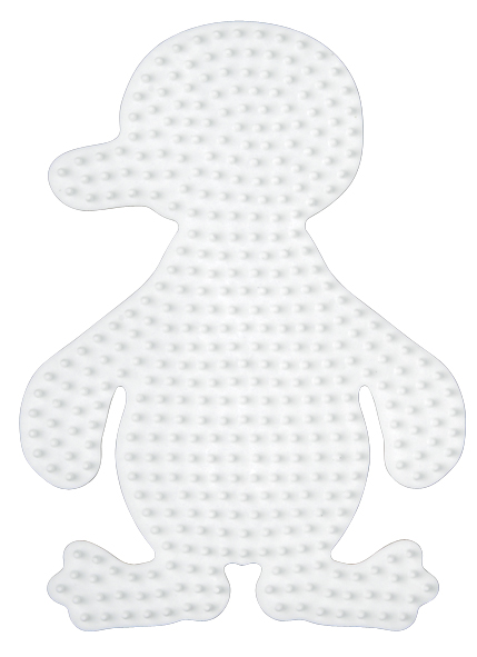 Hama Plaque pour perles midi 'Pingouin', blanc