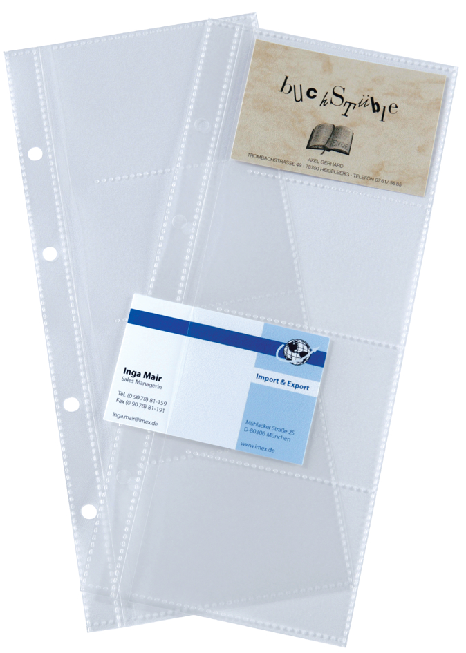 Classeurs pour cartes de visite