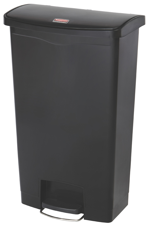 Collecteur à pédale Slim Jim, 68 litres, noir
