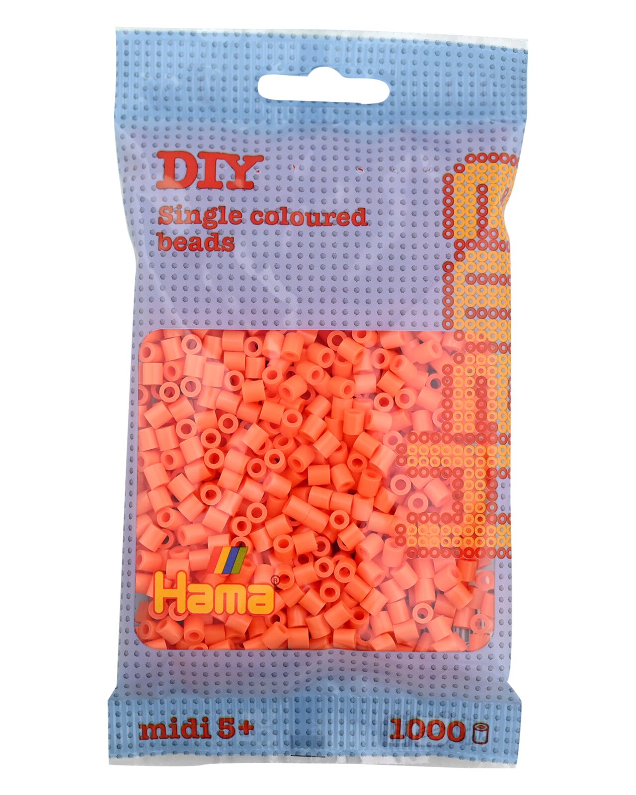 Hama Perles à repasser midi, sachet, abricot