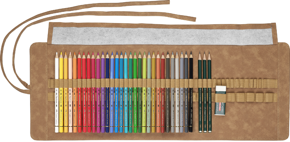 FABER-CASTELL Crayons de couleur POLYCHROMOS, étui de 34
