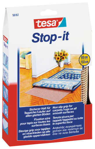 tesa Stop-it Tapis anti-dérapant, 800 mm x 1,5 m, beige