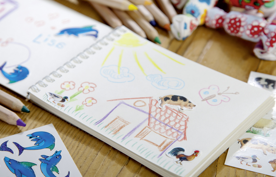 ZDesign KIDS Sticker 'chiots', coloré