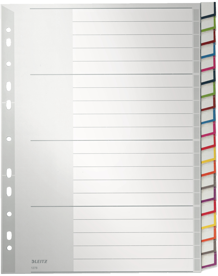 Visuel de référence: Intercalaire blanc en plastique Premium, 20 touches