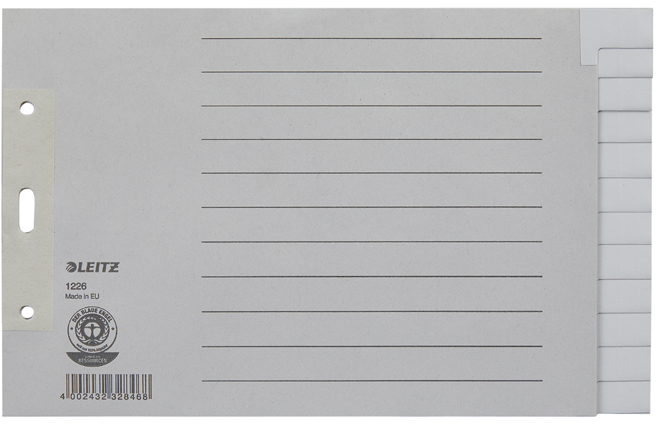 LEITZ Intercalaires en papier naturel, A5 paysage