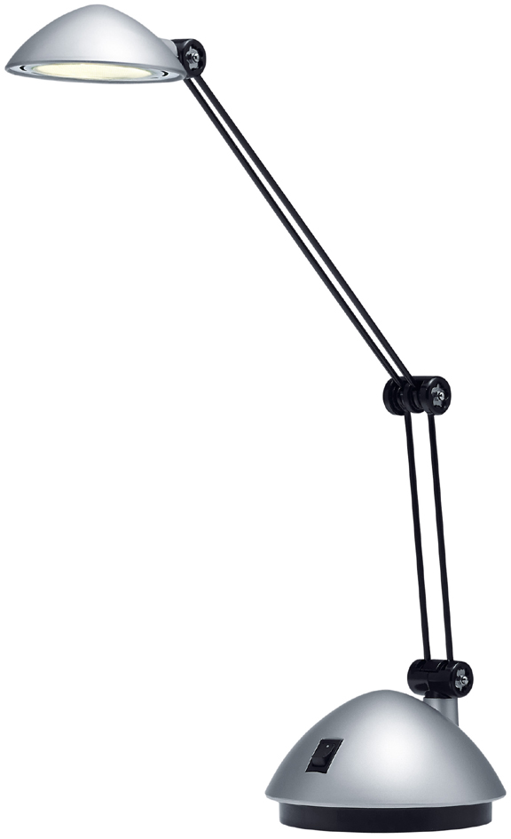 Hansa Lampe de bureau à LED Space, argent satiné