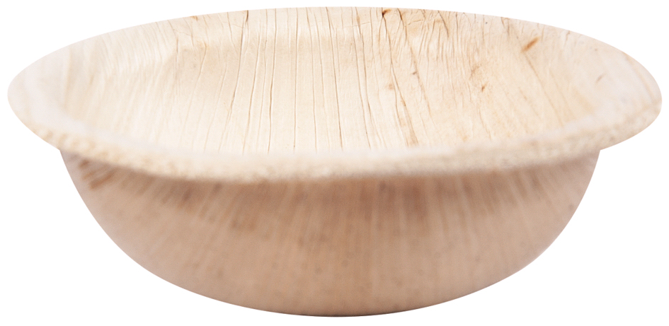 Bols jetables, feuilles de palmiers