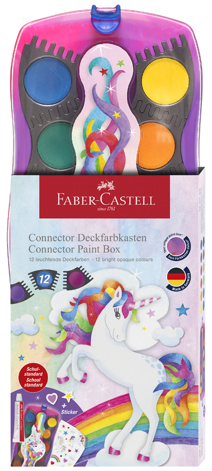 Boîte de peinture CONNECTOR Licorne, emballage