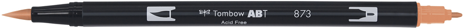 Tombow Feutre double pointe 'DUAL BRUSH PEN ABT', coral