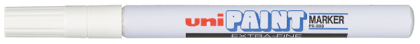 uni-ball Marqueur permanent PAINT PX203, blanc