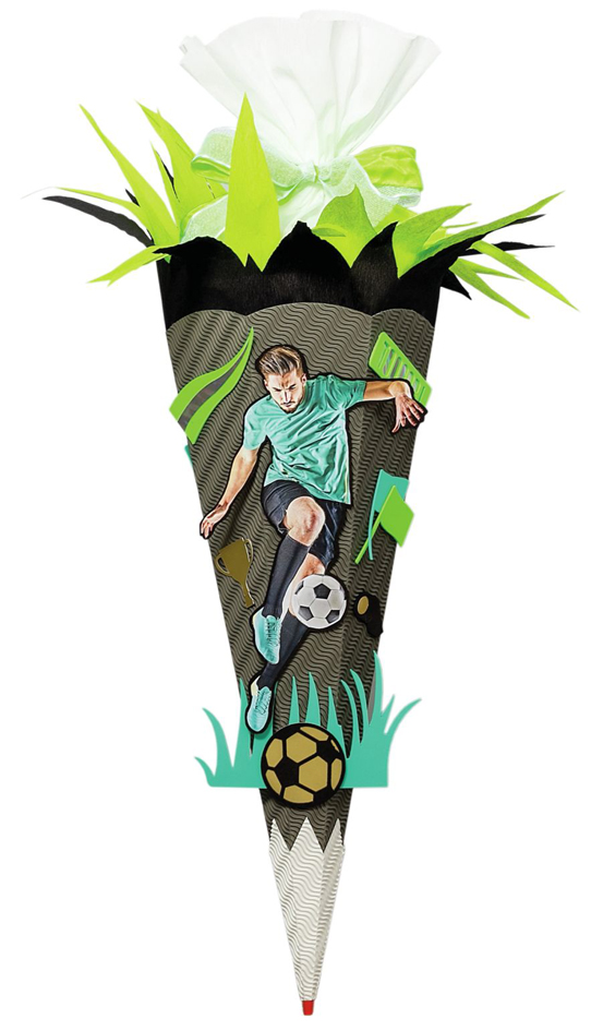 ROTH kit bricolage de cornet surprise 'Dino', 6 angles,68 cm für Jungen weiß