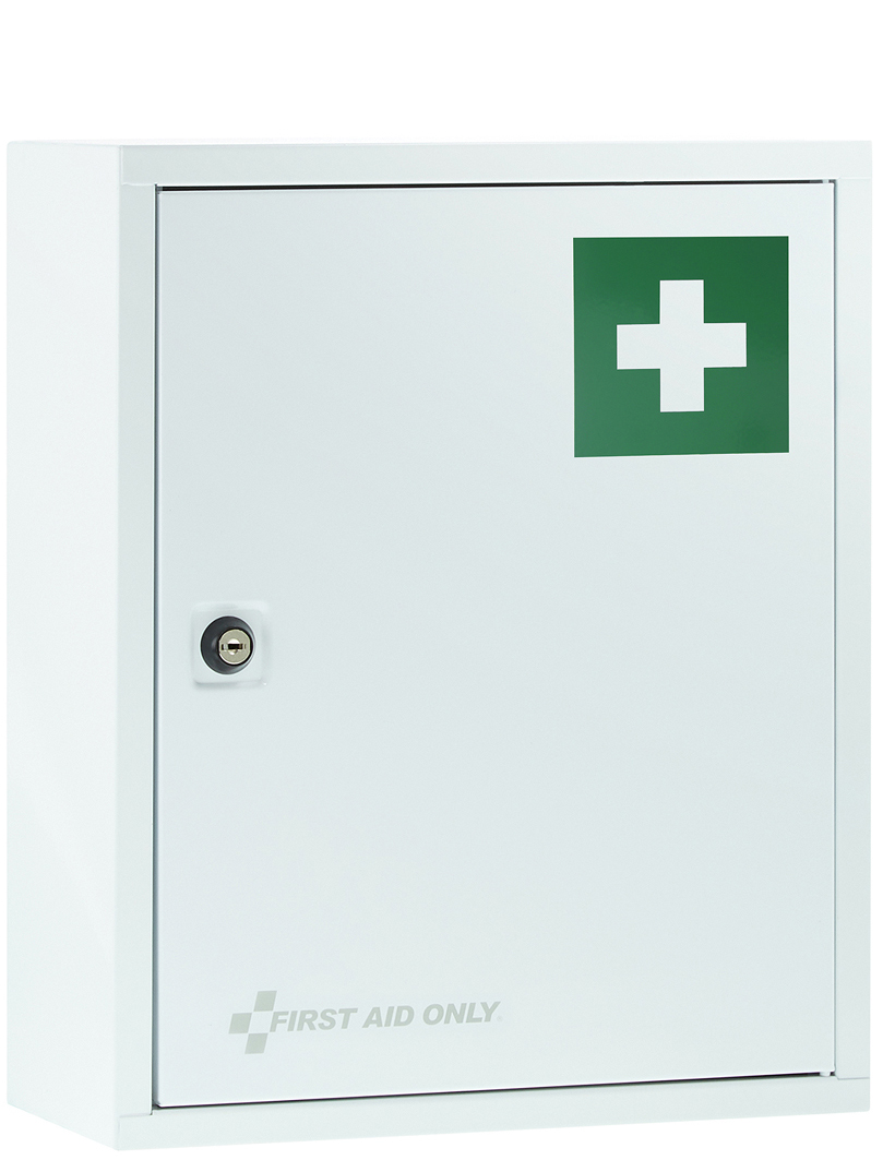 FIRST AID ONLY Armoire premiers secours, DIN 13157, blanc