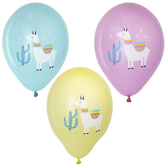 PAPSTAR Ballon de baudruche 'Lama', couleurs assorties