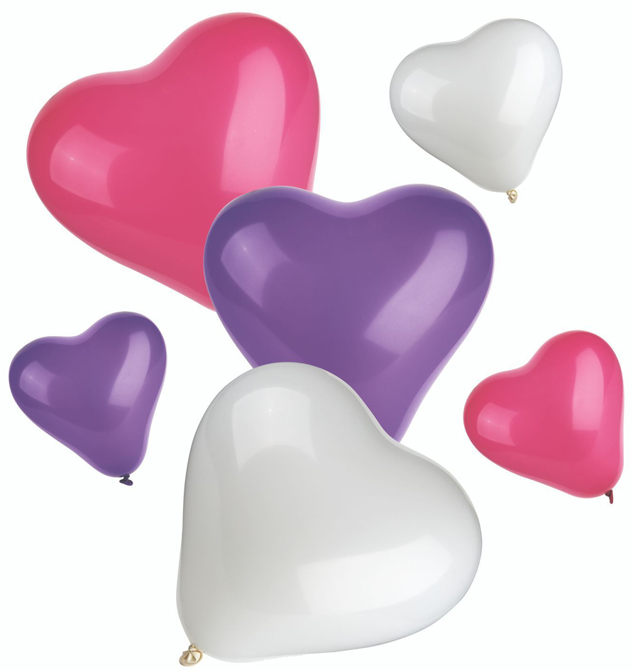 PAPSTAR Ballon de baudruche 'Heart', tailles assorties