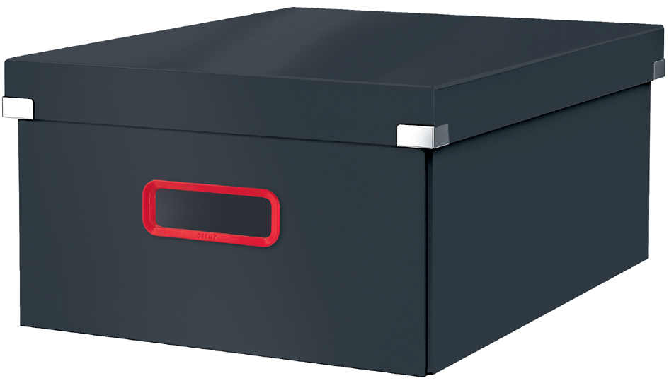 LEITZ Boîte de rangement Click & Store Cosy L, gris