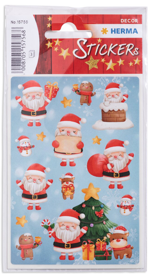 HERMA Sticker de Noël DECOR 'L'ami Père Noël' L'ami Père Noël 3 6