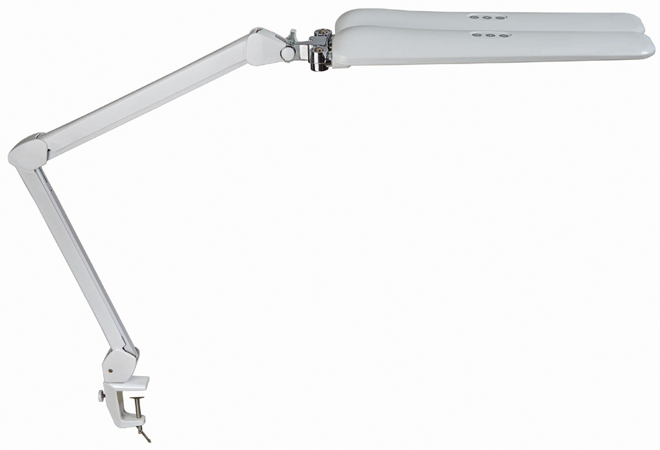 MAUL Lampe de bureau à LED MAULcraft duo, dimmable, blanc