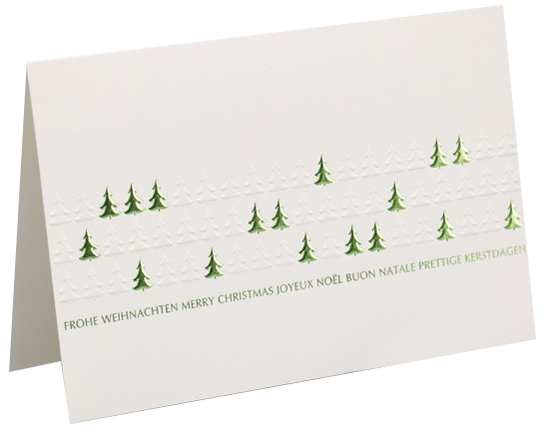RÖMERTURM Carte de Noël 'Noël en forêt'