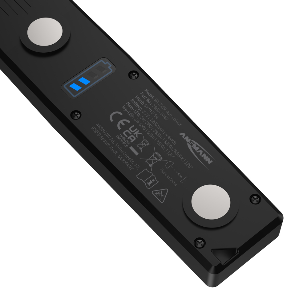 Lampe de travail à LED WL390R, aimants de fixation