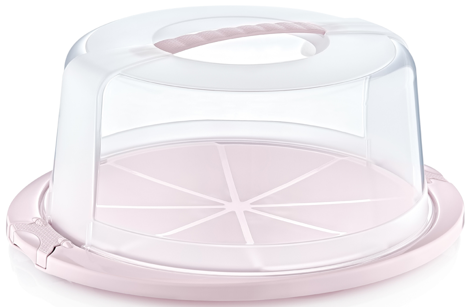 keeeper Cloche à gâteau 'ricardo', rond, nordic-pink