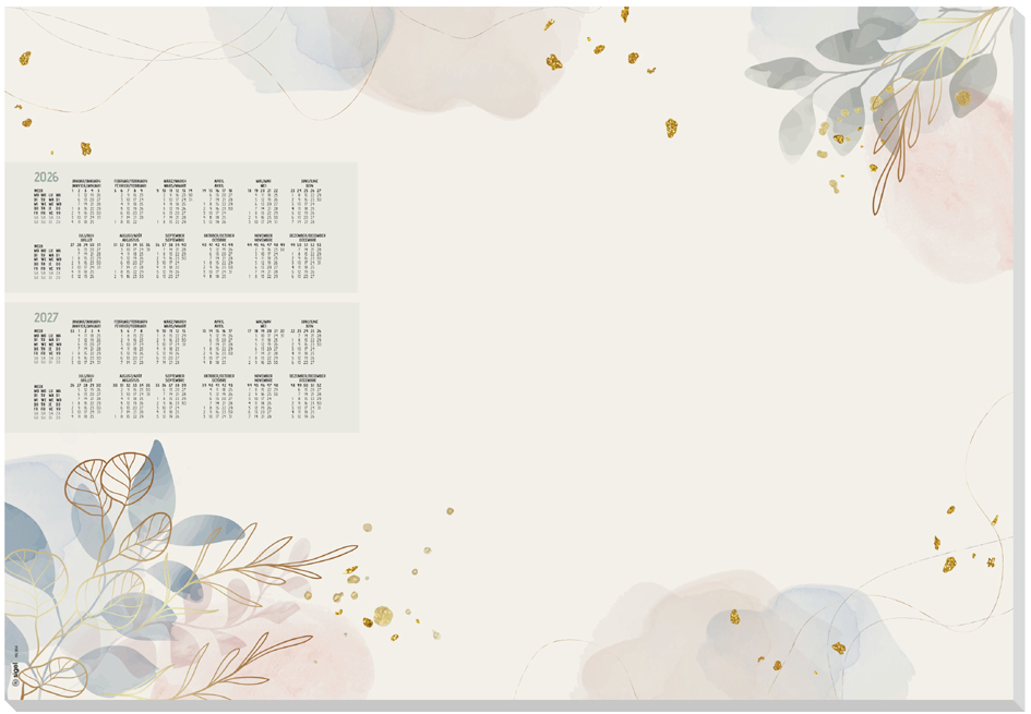 sigel Sous-main bloc papier 'Pastel garden', 595 x 410 mm
