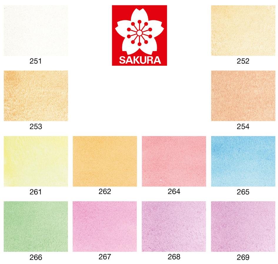 Sketch Box Creative Art Colors 12, vue des couleurs