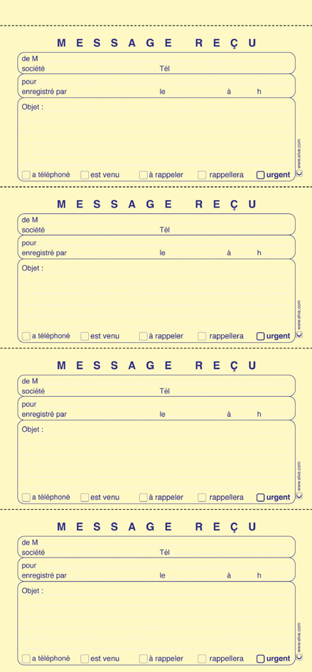 Blocs messages