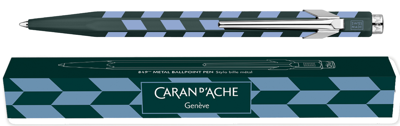 CARAN D'ACHE Stylo à bille 849 MOSAIC, vert sapin