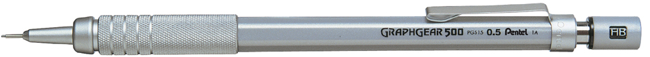 Pentel Porte-mines GRAPHGEAR 500, diamètre de mine: 0,5 mm