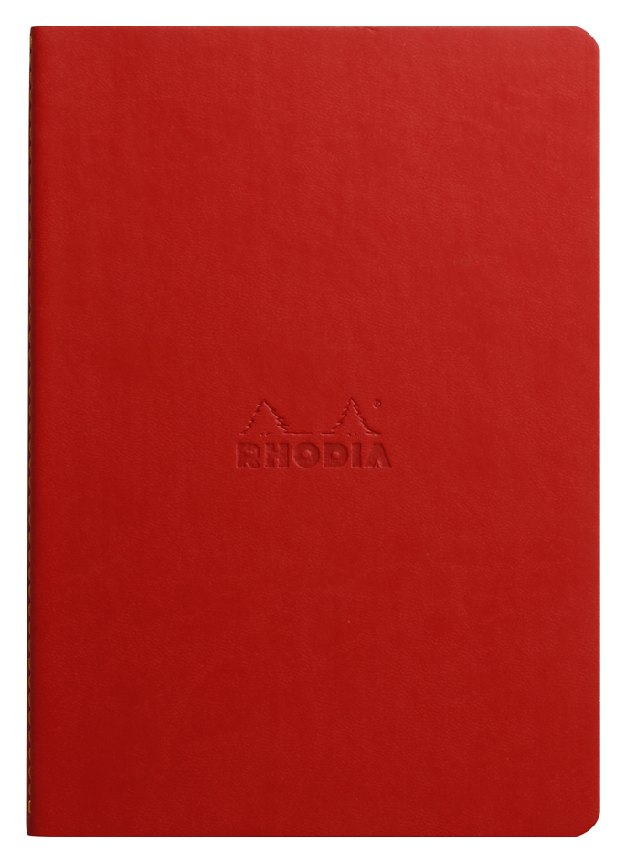 RHODIA Carnet piqûre textile RHODIARAMA, A5, ligné