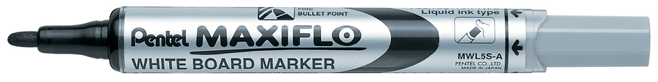 Pentel Marqueur pour tableau blanc MAXIFLO MWL5S, noir