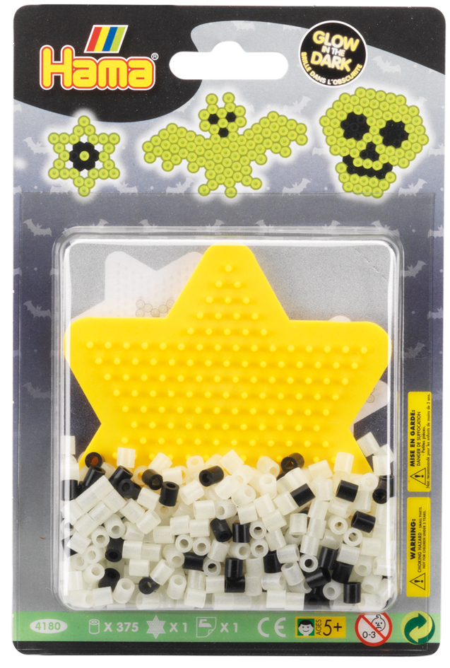 Hama Perles à repasser midi 'Grusel/Glow dans the dark',
