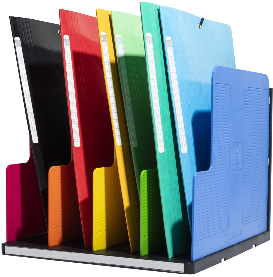 EXACOMPTA Trieur vertical MODULOTOP, 4 divisions, arlequin