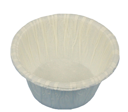 PAPSTAR Moule à pâtisserie 'Muffin', en papier, blanc